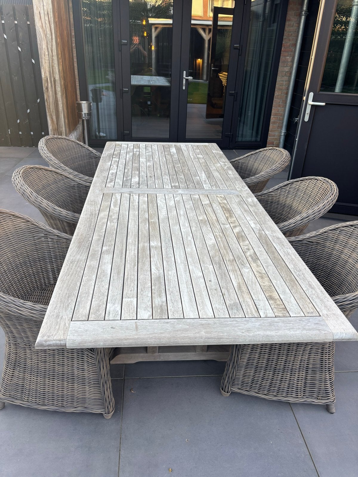 Teakhouten tuintafel - Select Garden, Ophalen of Verzenden, Gebruikt