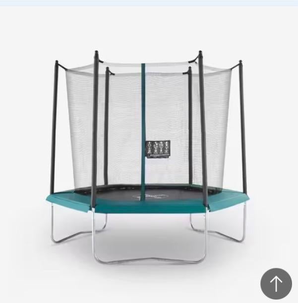 Trampoline Hexagonal 240 met accessoires, Kinderen en Baby's, Speelgoed | Buiten | Trampolines, Ophalen, Zo goed als nieuw