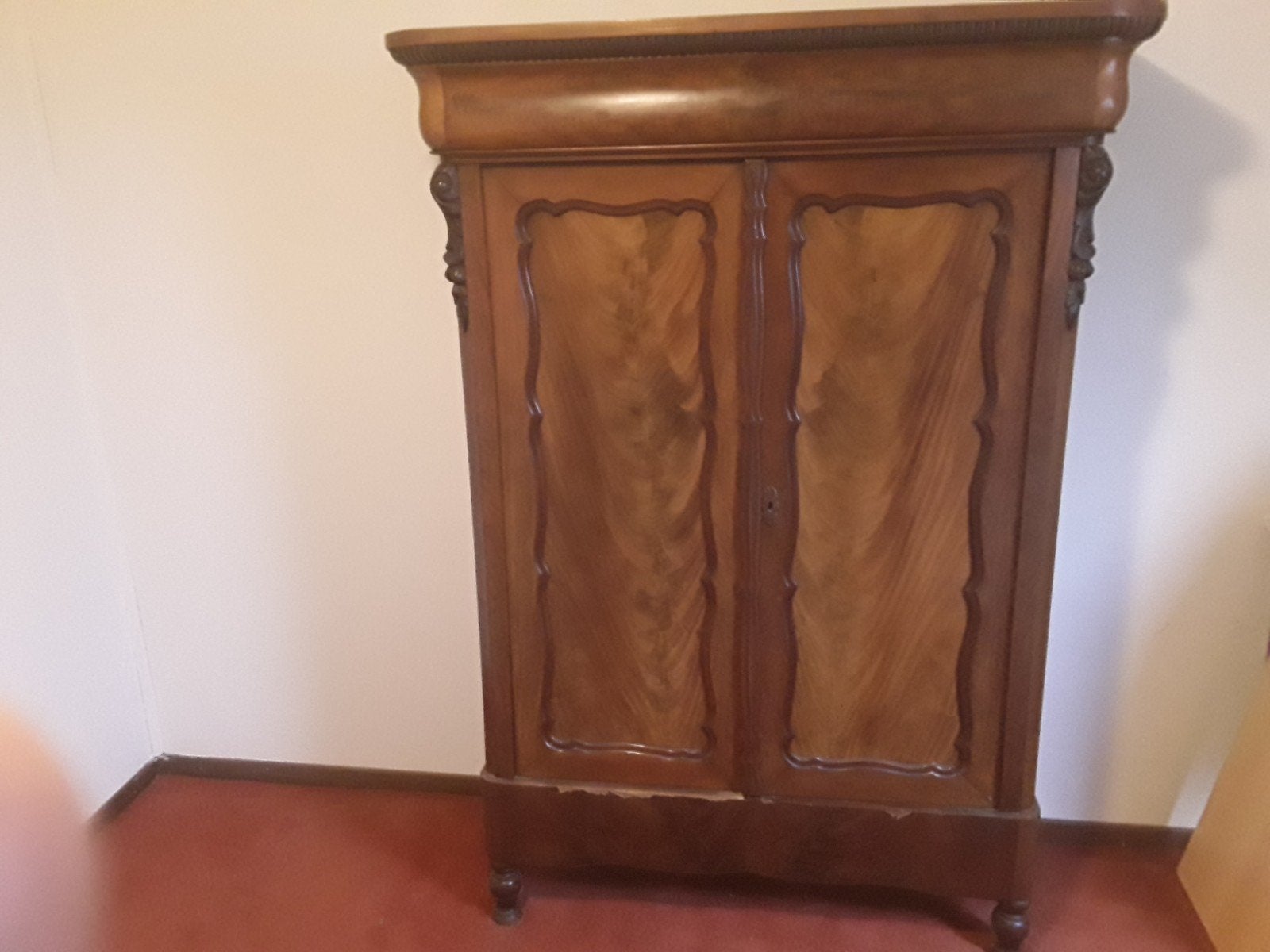 Prachtige antieke biedermeier kasr, Antiek en Kunst, Ophalen