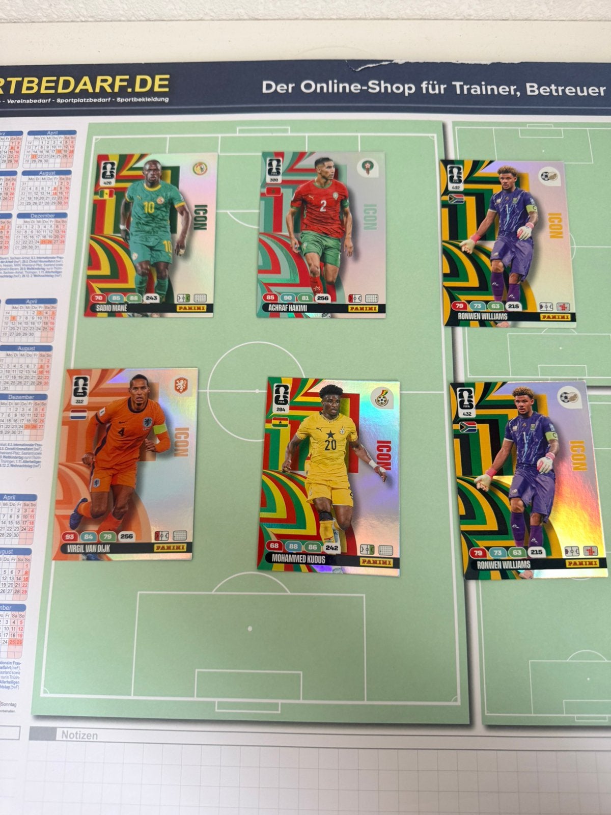 Icons Panini WK 2026 Adrenalyn, Ophalen of Verzenden, Nieuw, Buitenlandse clubs, Poster, Plaatje of Sticker