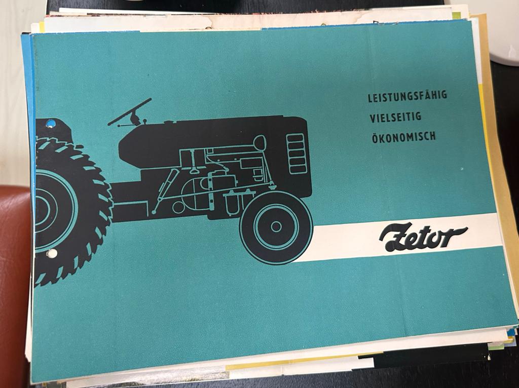 Oude folder jaren '60 - Zetor tractor, Ophalen of Verzenden, Zo goed als nieuw, Overige typen