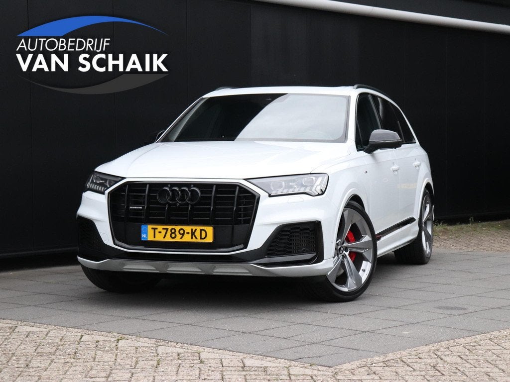 Audi Q7 60 TFSI e quattro Competition | MEMORY | LEDER | PAN, Auto's, Audi, Bedrijf, Te koop, Q7, 360° camera, 4x4, ABS, Airbags