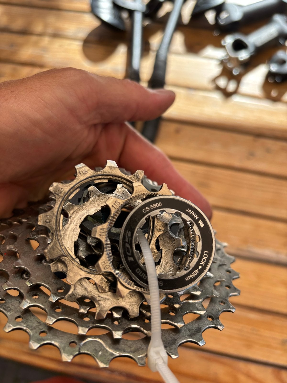 Shimano 105 CS-5800 11/32 Cassette 11-speed, Fietsen en Brommers, Fietsonderdelen, Ophalen, Gebruikt, Staal, Derailleur of Ketting