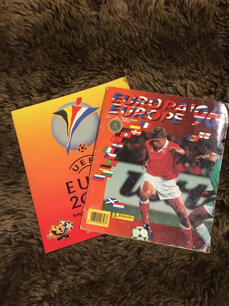 Plaatjes Panini EK 96 & 2000 Aangeboden/Ruilen, Ophalen of Verzenden, Zo goed als nieuw, Buitenlandse clubs, Poster, Plaatje of Sticker