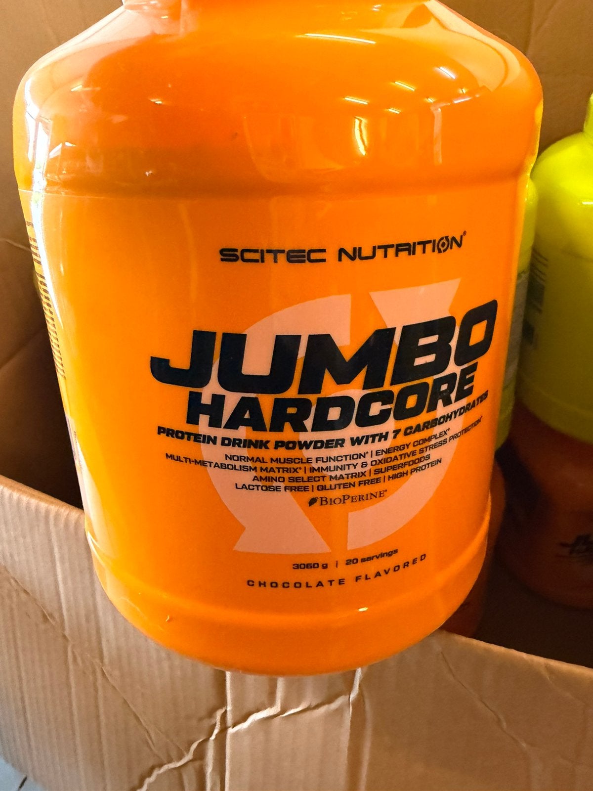 Partij Scitec Nutrition Jumbo & Jumbo Hardcore (9 potten), Sport en Fitness, Ophalen, Nieuw, Poeder of Drank