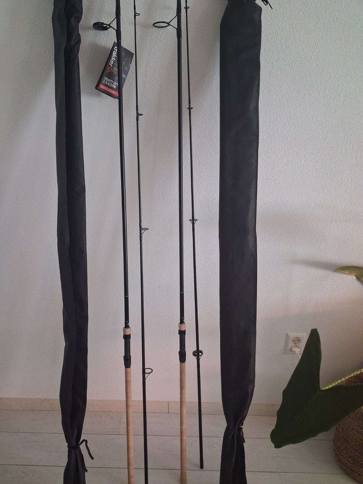 4x Trakker Trinity Karperhengels 2x 3.5lb 2x 3lb 12ft, Watersport en Boten, Hengelsport | Karpervissen, Ophalen, Zo goed als nieuw