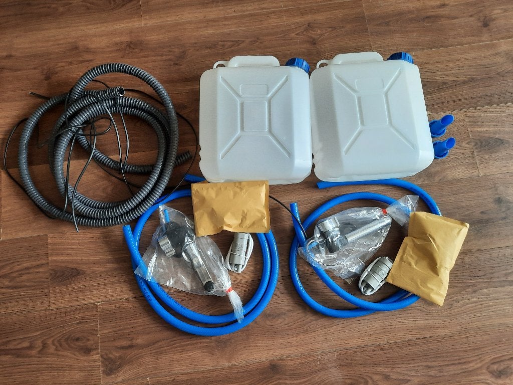 12V Watersset/Buitendouche Camper Compl. & Dubbel Uitgevoerd, Ophalen of Verzenden, Nieuw