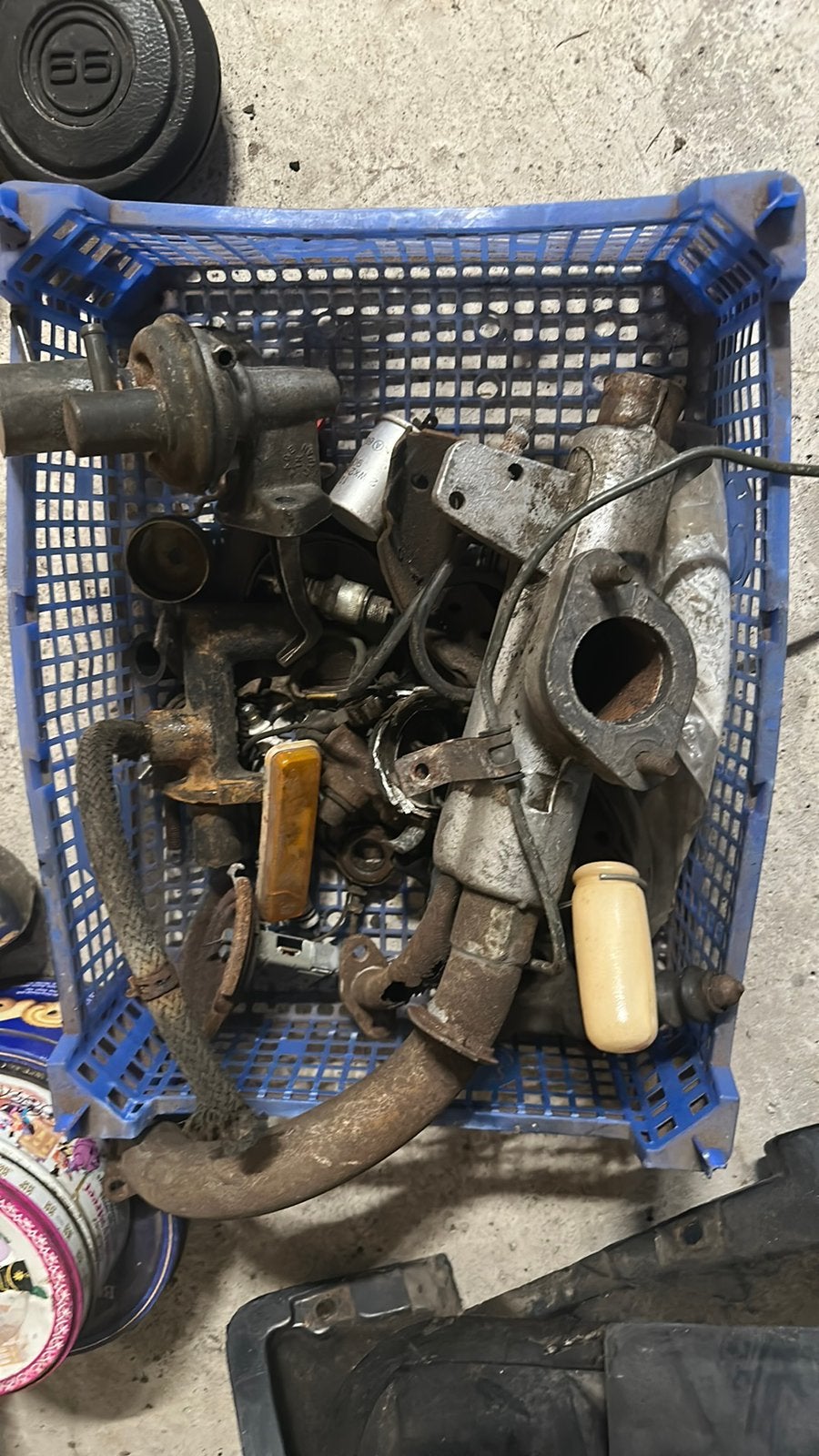 Diverse oldtimer onderdelen DAF, Ophalen, Gebruikt, Oldtimer onderdelen