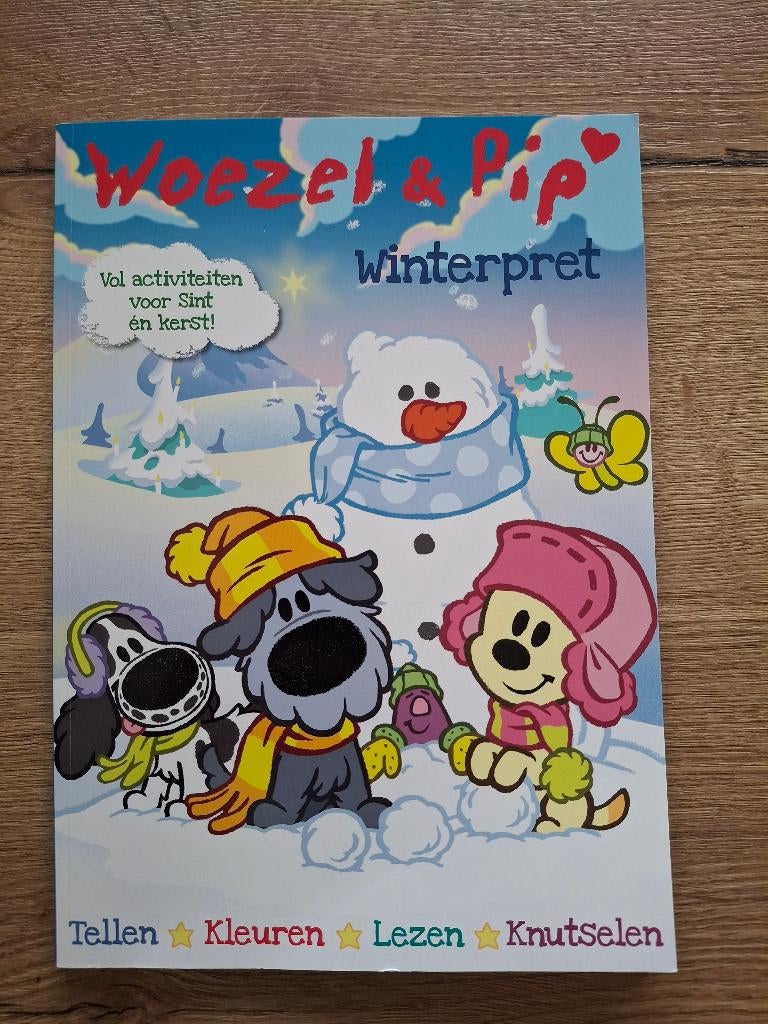 Nieuwe Woezel en Pip Winterpret doeboek voor sint en kerst, Ophalen of Verzenden, Nieuw, Taal en Lezen