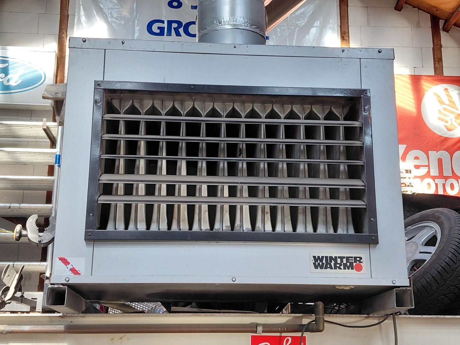 Winterwarm MA 60 Gasheater voor Loods - Krachtige Verwarming, Ophalen, Gebruikt, Kachel, 60 tot 150 cm