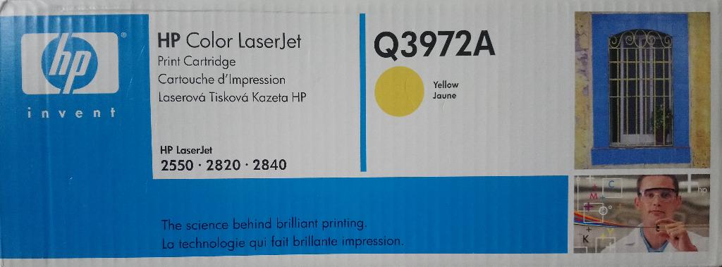 HP Q3972A, Originele Toner Geel, Laserjet 2550, 2820, 2840, Ophalen of Verzenden, Nieuw, Toner, Hp laserjet