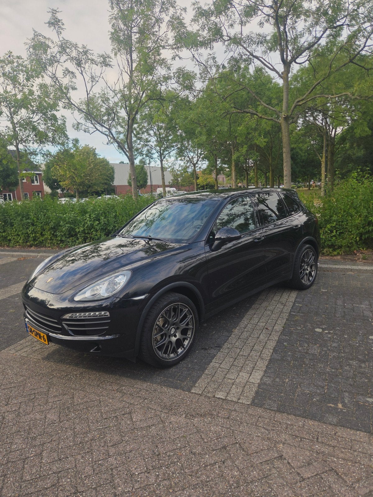 Porsche Cayenne 4.8 S Tiptronic S 2011 Zwart, Automaat, Cayenne, 138 €/maand, Zwart