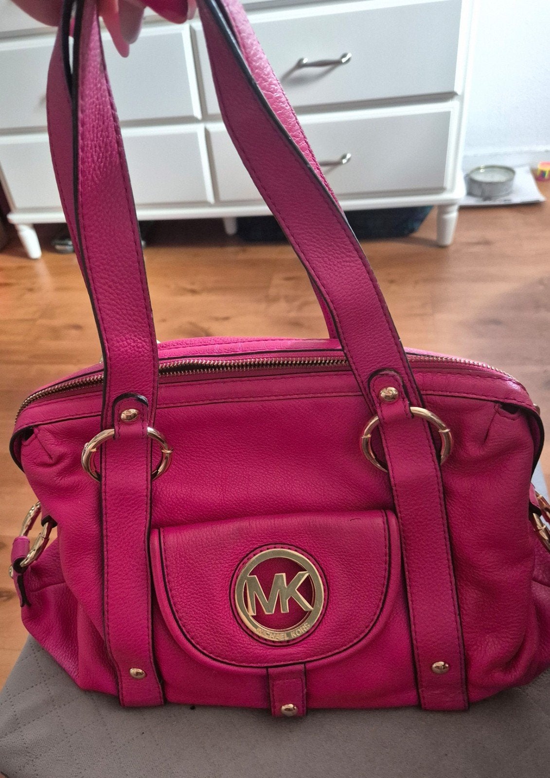 SALESALESALE Michael Kors tas! merktassen, luxe makeup!, Ophalen of Verzenden, Zo goed als nieuw, Roze