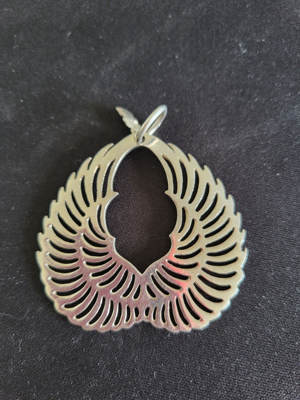 Engel vleugels kettinghanger zilver 925 Band of Angels, Ophalen of Verzenden, Nieuw, Zilver, Zilver
