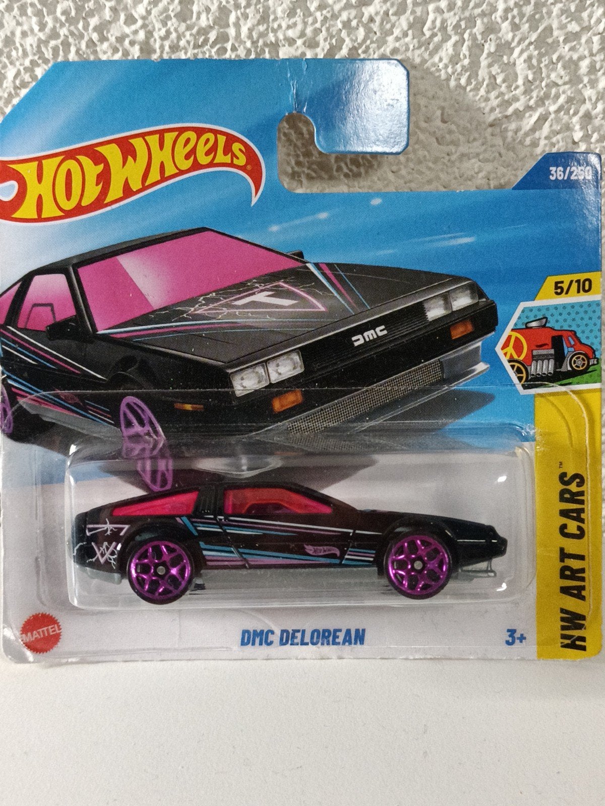 Hot Wheels DMC DeLorean - HW Art Cars 36/250, Ophalen of Verzenden, Nieuw