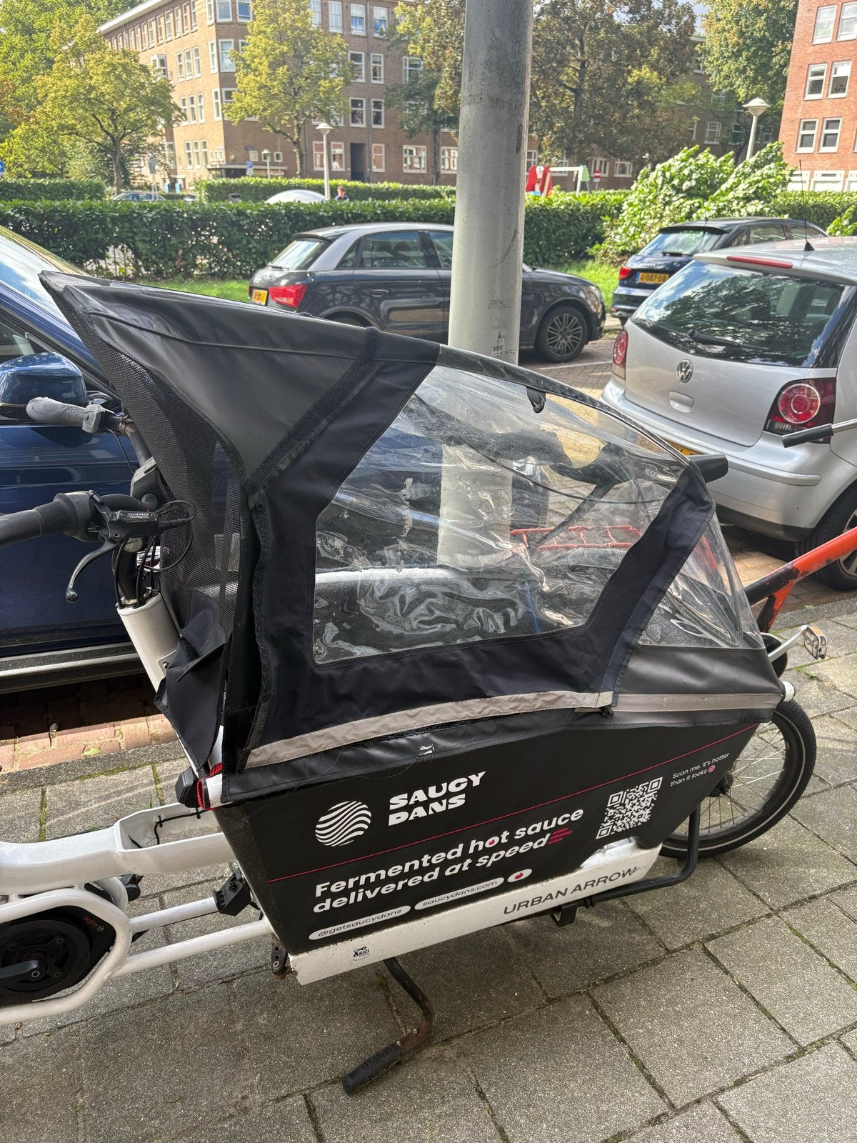 Urban Arrow regenhoes - beschadigd, Ophalen, Gebruikt, Overige typen