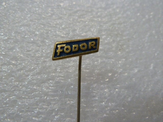 Vintage Fodor Speldje / Pin, Verzamelen, Ophalen of Verzenden, Gebruikt, Overige onderwerpen, Speldje of Pin