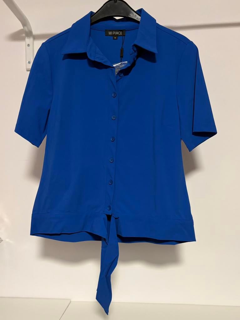 Mi Piace travelstof blouse maat M, Kleding | Dames, Maat 38/40 (M), Mi Piace, Blauw, Nieuw
