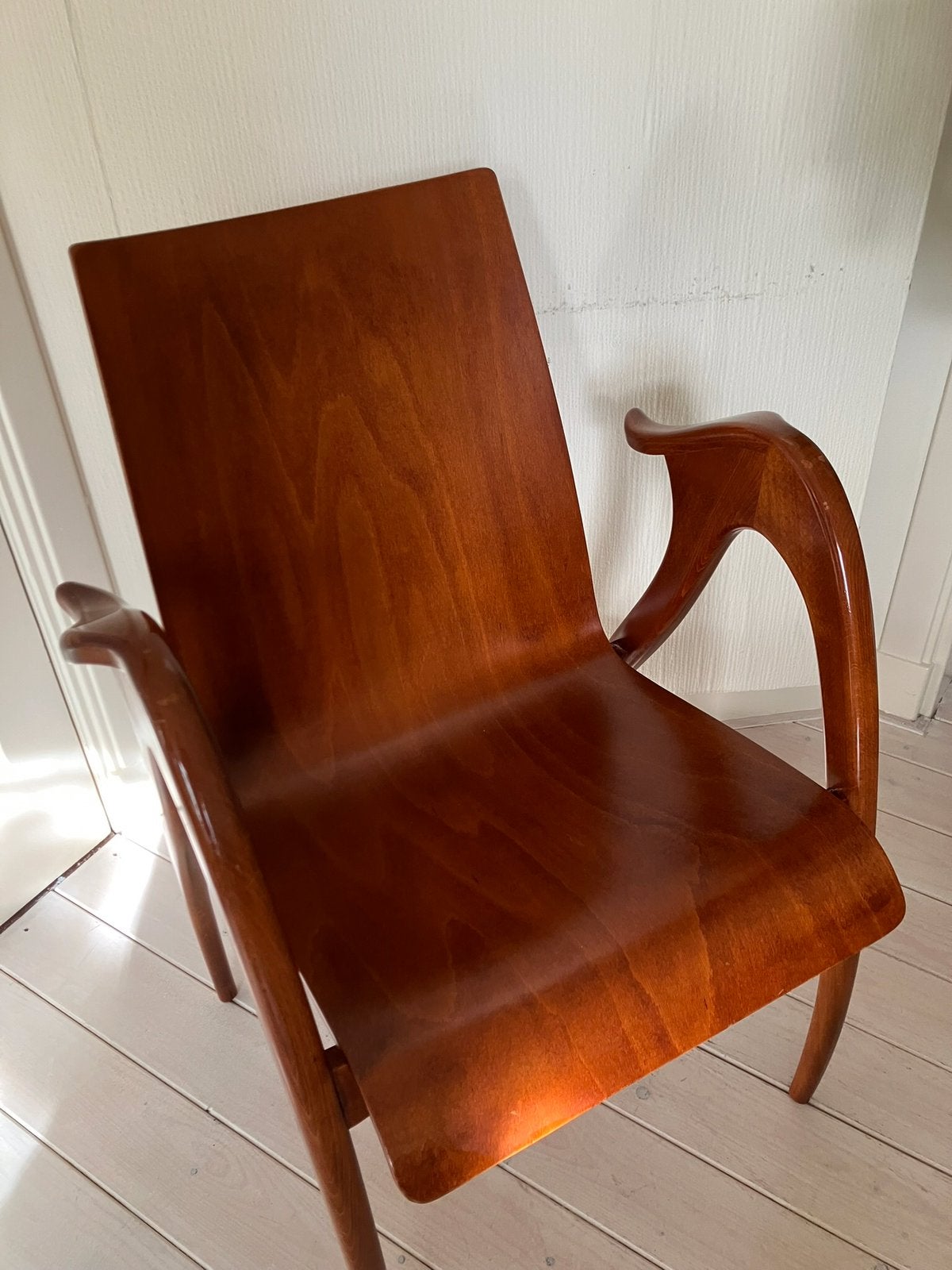 Vintage design stoel van Malatesta & Mason. Ontwerp 1950., Ophalen of Verzenden, Zo goed als nieuw, 75 tot 100 cm, 50 tot 75 cm