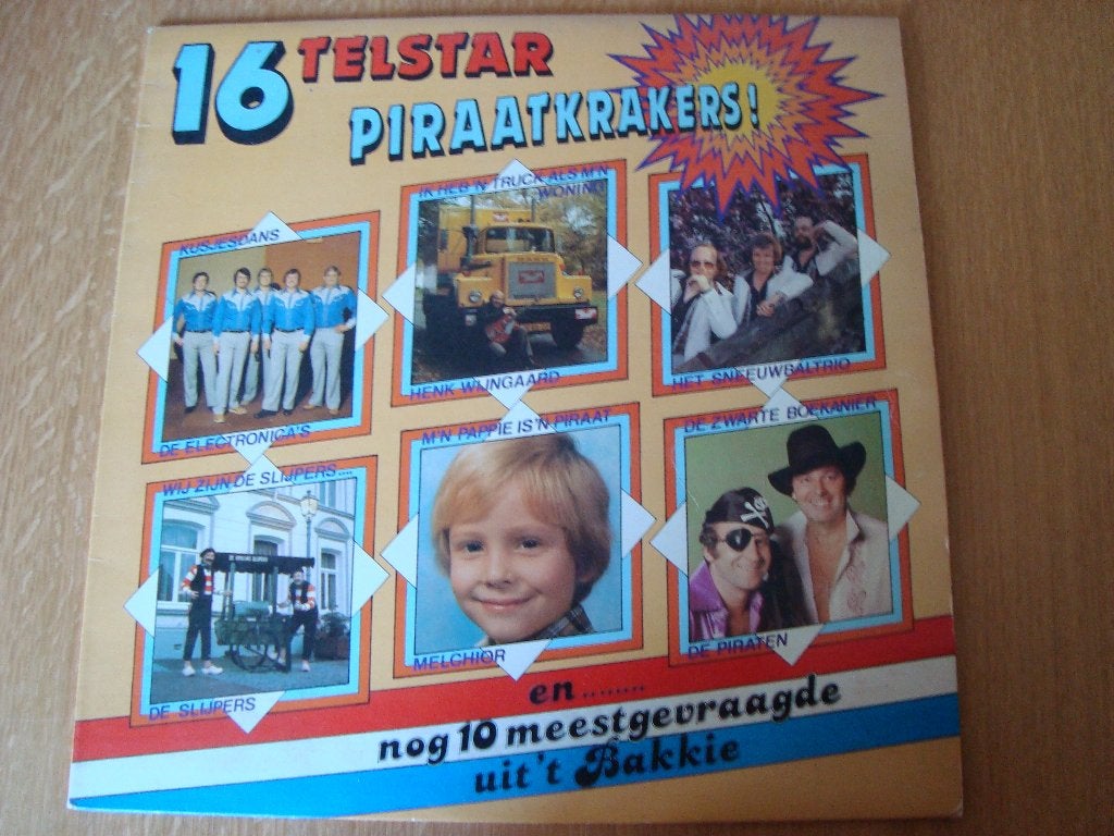 16 telstar piraatkrakers, Ophalen of Verzenden, Zo goed als nieuw, 12 inch, Levenslied of Smartlap