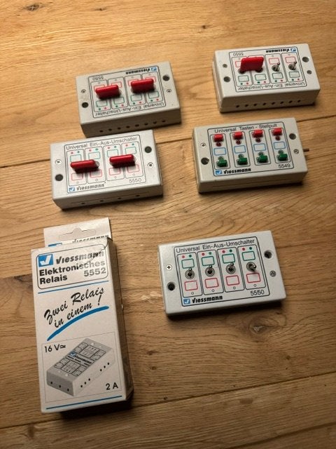 Viessmann schakelkastjes, Overige merken, Gebruikt, Gelijkstroom, Overige typen