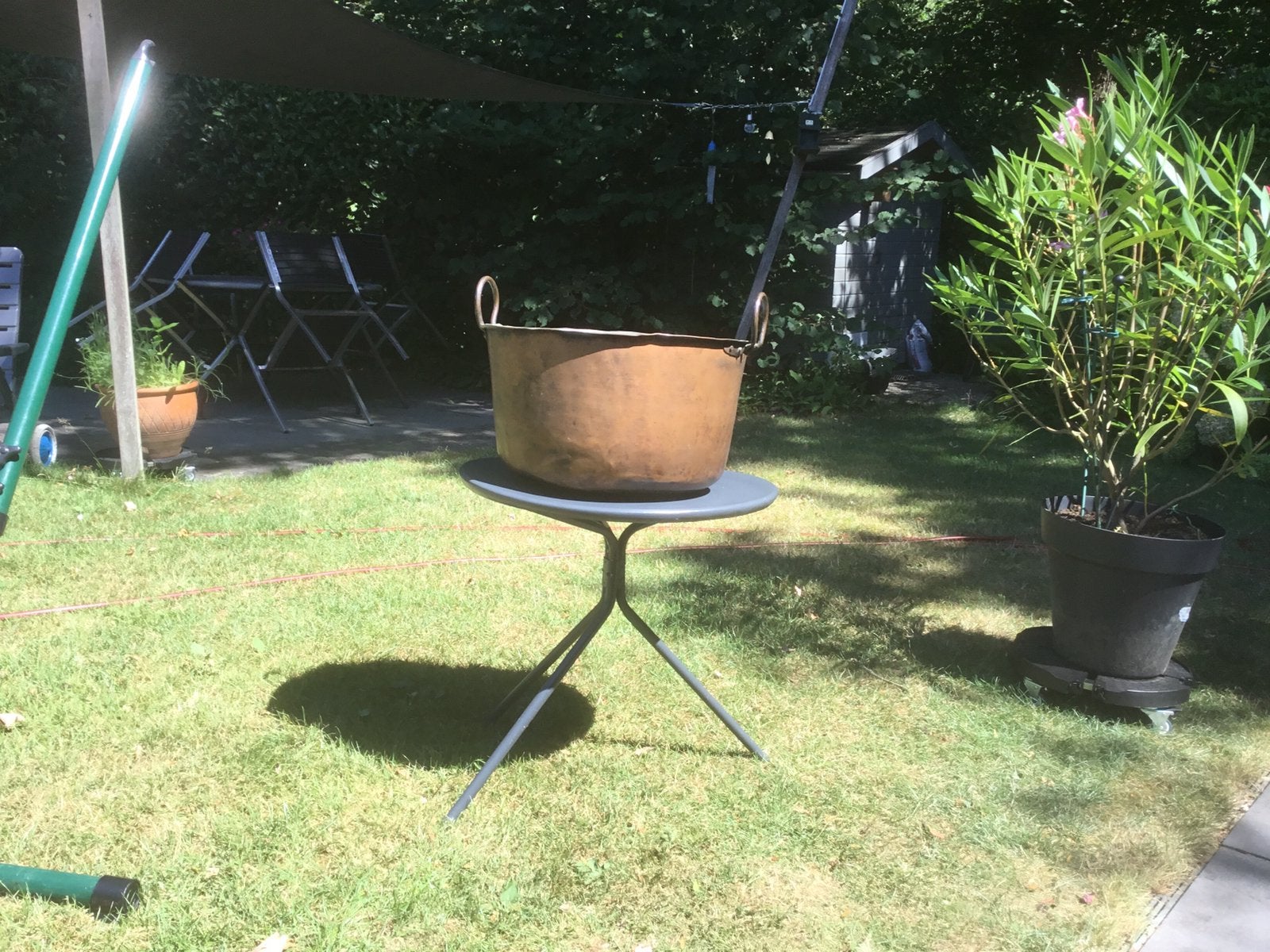 Antieke koperen pan, Antiek en Kunst, Antiek | Keukenbenodigdheden, Ophalen of Verzenden