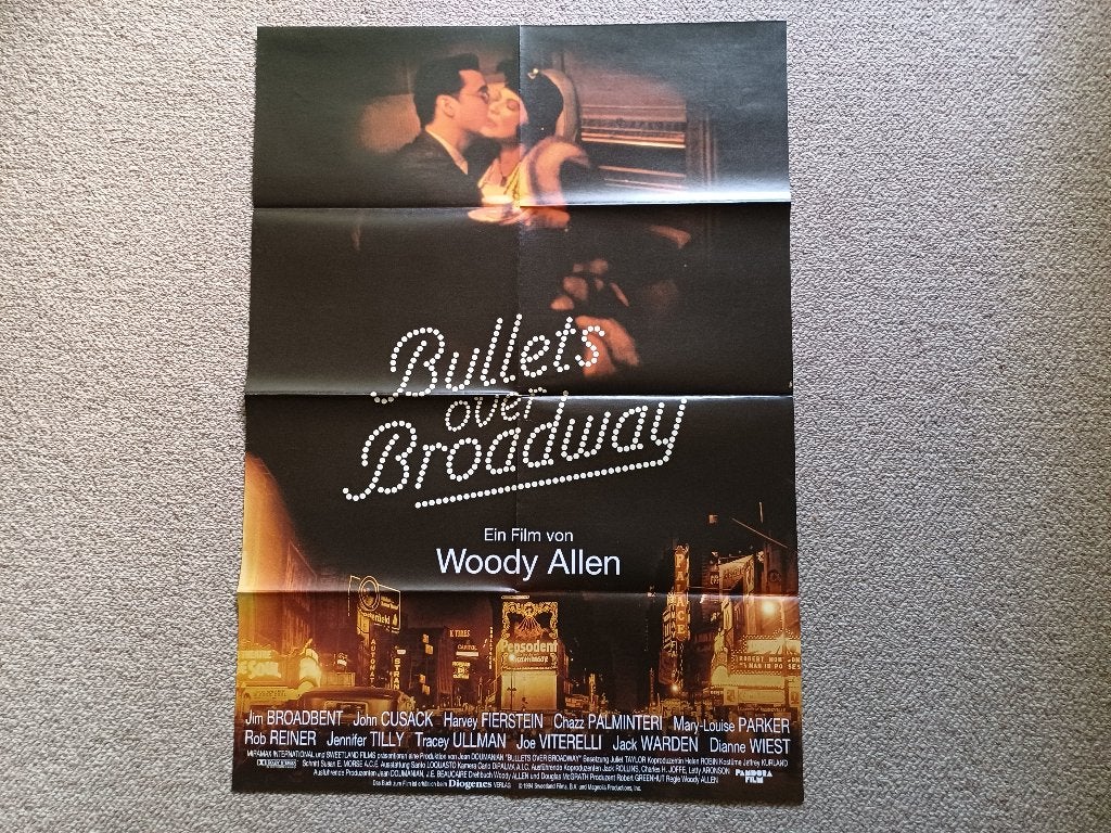 BULLETS   OVER   BROADWAY     filmposter., Rechthoekig Staand, Verzenden, Nieuw, A1 t/m A3