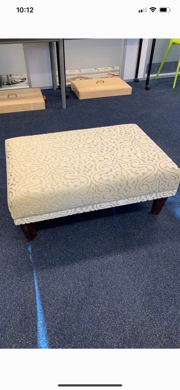 Voetenbank/ poef, Ophalen of Verzenden, Nieuw, Rond, Minder dan 50 cm