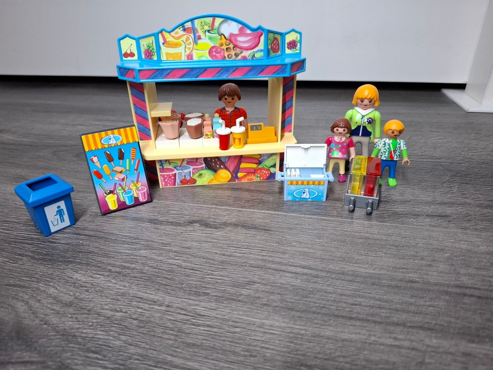 Playmobil eetkraampje 5555, Ophalen of Verzenden, Zo goed als nieuw