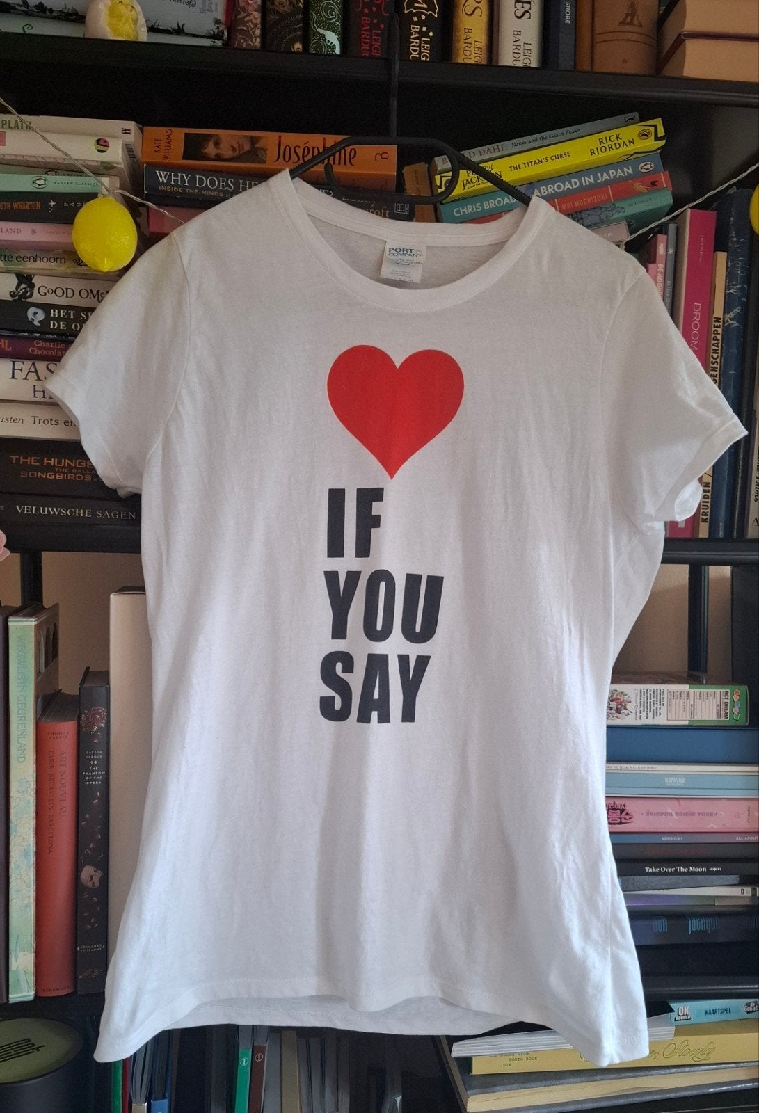 Enhypen romance Untold xo shirt unofficial, Verzenden, Zo goed als nieuw, Korte mouw