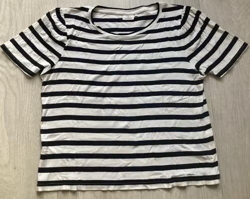 Gestreept T-shirt Maat XL van 9th Avenue, 9th Avenue, Wit, Maat 46/48 (XL) of groter, Ophalen of Verzenden