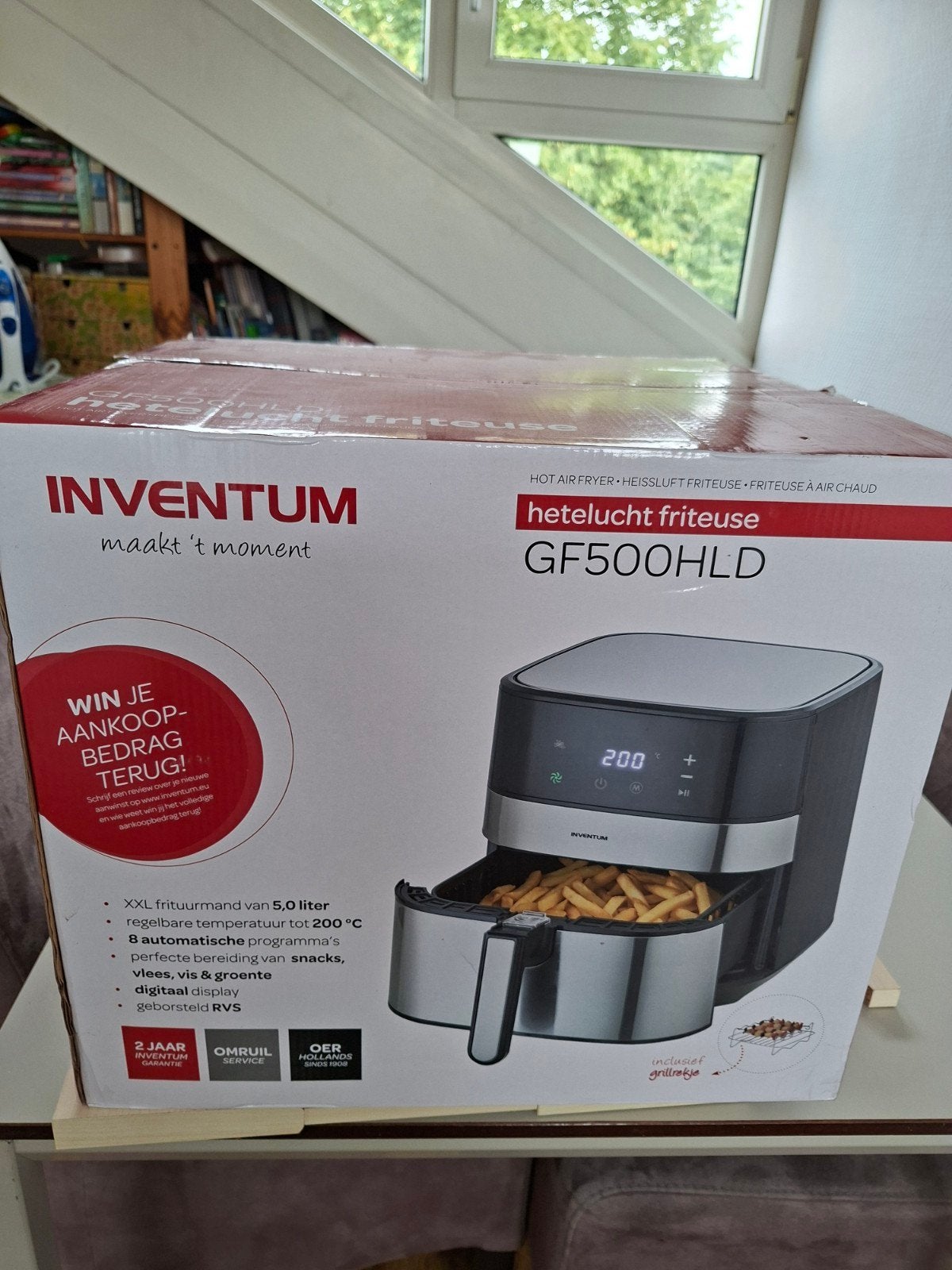 Inventum GF500HLD, 4 liter of meer, Ophalen of Verzenden, Nieuw