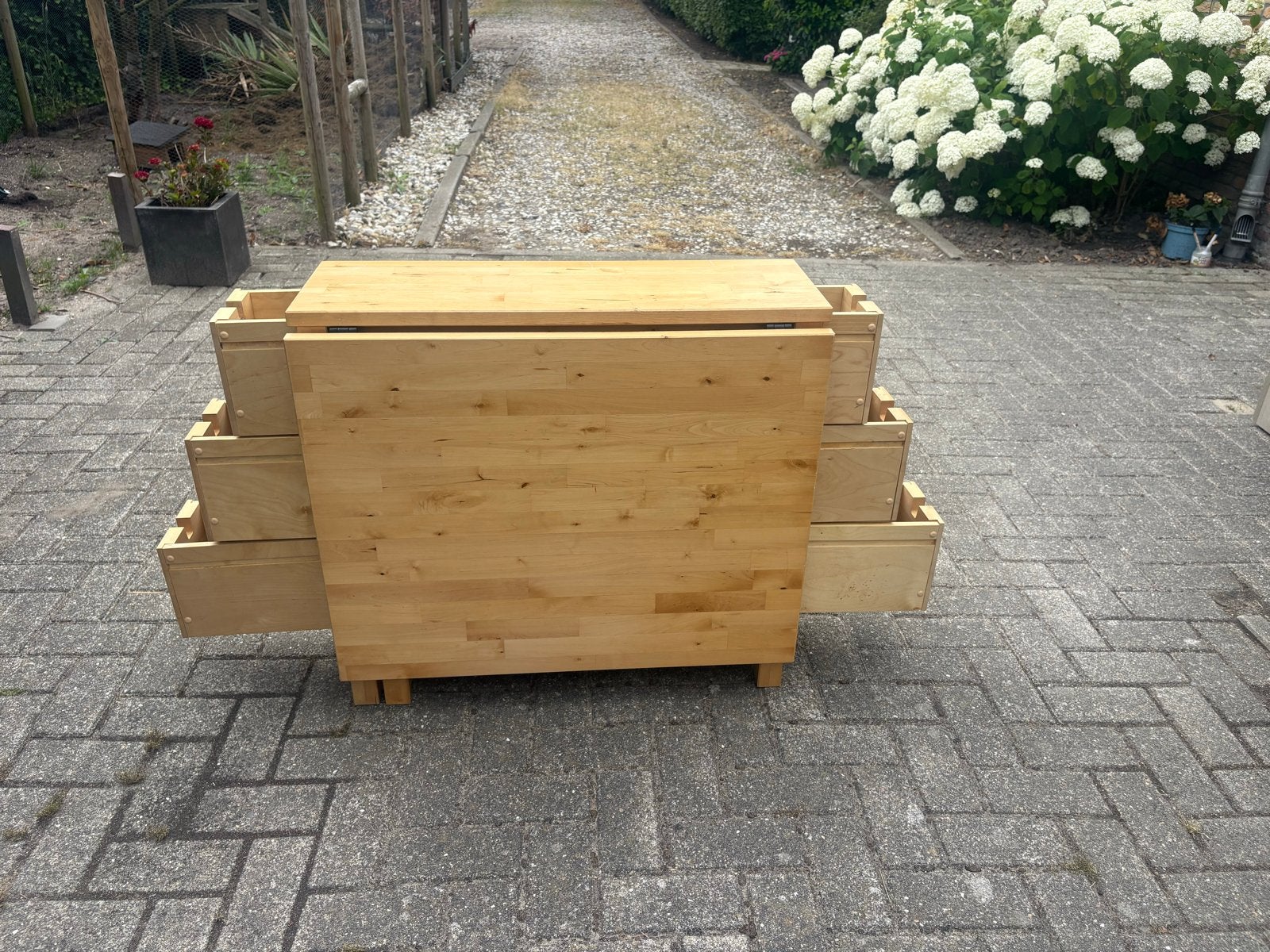 IKEA Norden Klaptafel / Bureau met opberglades, Ophalen, Overige typen, Gebruikt, Scandinavisch