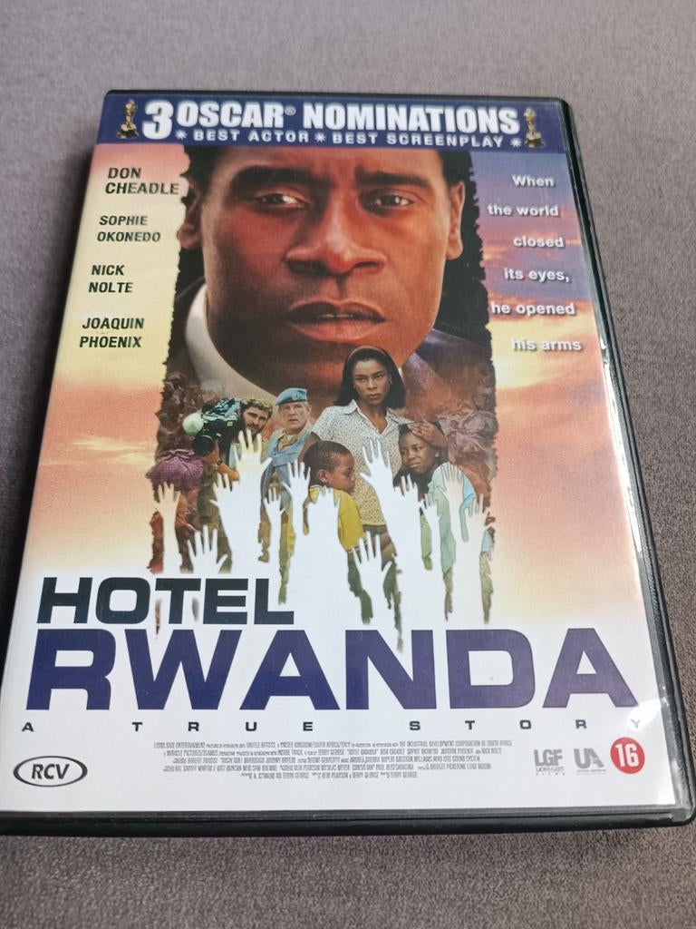Hotel Rwanda - dvd, Alle leeftijden, Ophalen of Verzenden, Zo goed als nieuw