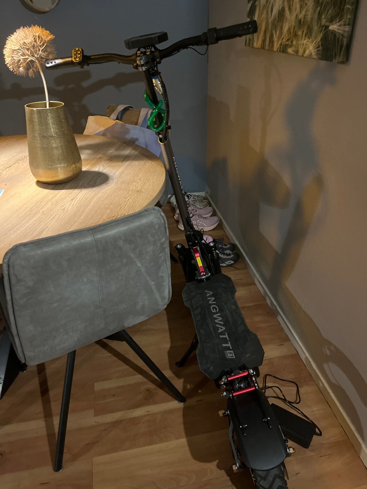 ANGWATT Elektrische Step ( ook teruil ), Fietsen en Brommers, Ophalen of Verzenden, Zo goed als nieuw, Elektrische step (E-scooter)