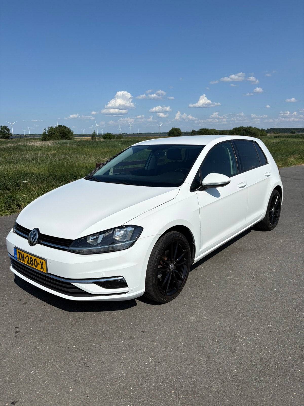 Volkswagen Golf 1.0 TSI Business Edition 115pk 5D 2019 Wit, Auto's, Voorwielaandrijving, 1145 kg, Alcantara, Wit