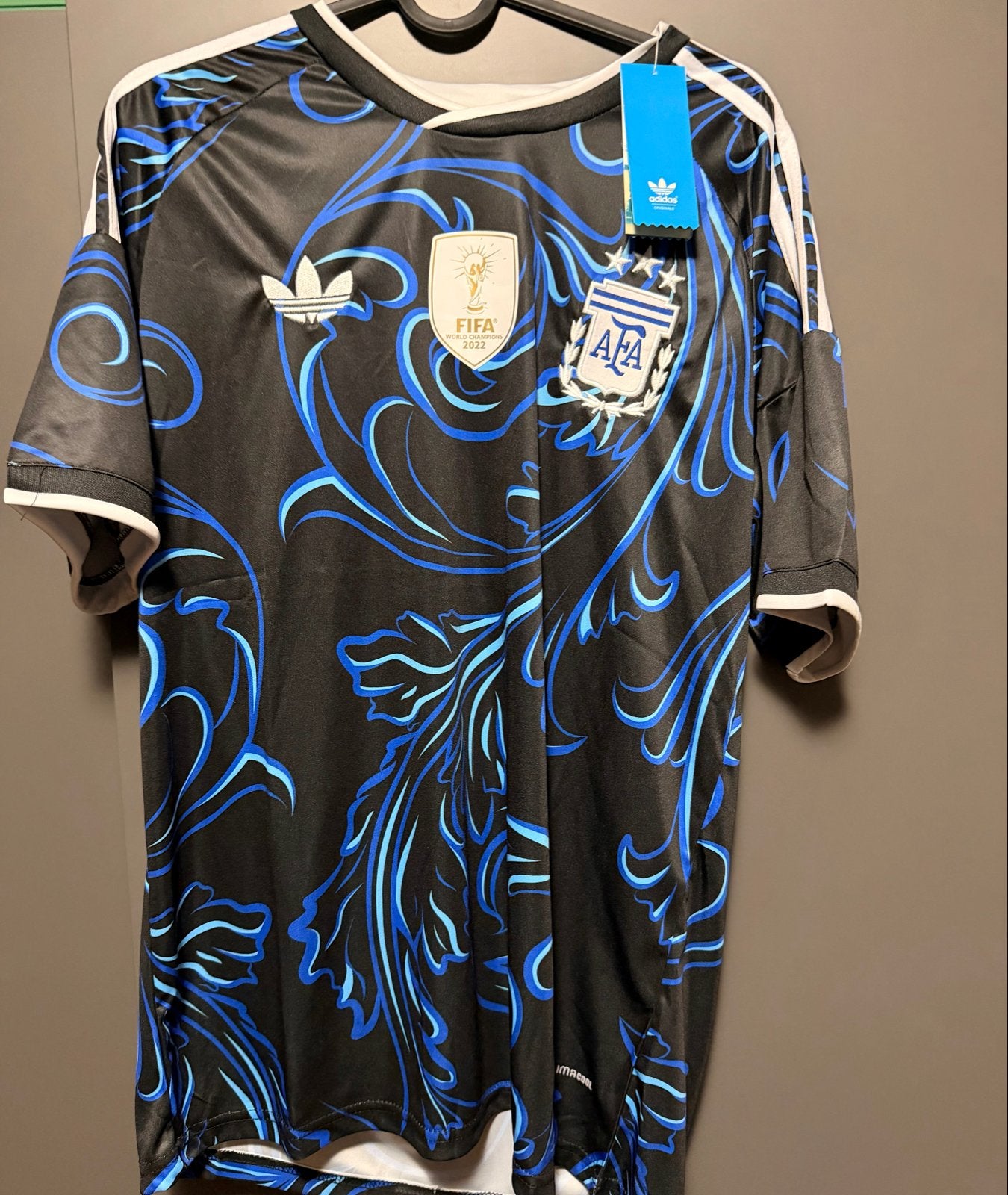 Argentinië shirt, Maat 52/54 (L), Nieuw, Voetbal, Meerkleurig