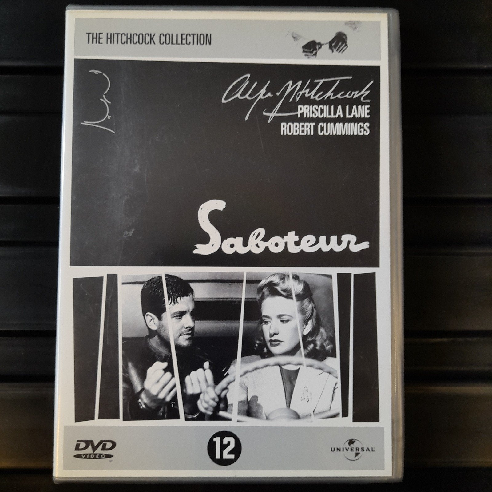 DVD WW2,  SABOTEUR - ALFRED HITCHCOCK, Cd's en Dvd's, Breedbeeld, Duits, Ophalen of Verzenden, Zo goed als nieuw