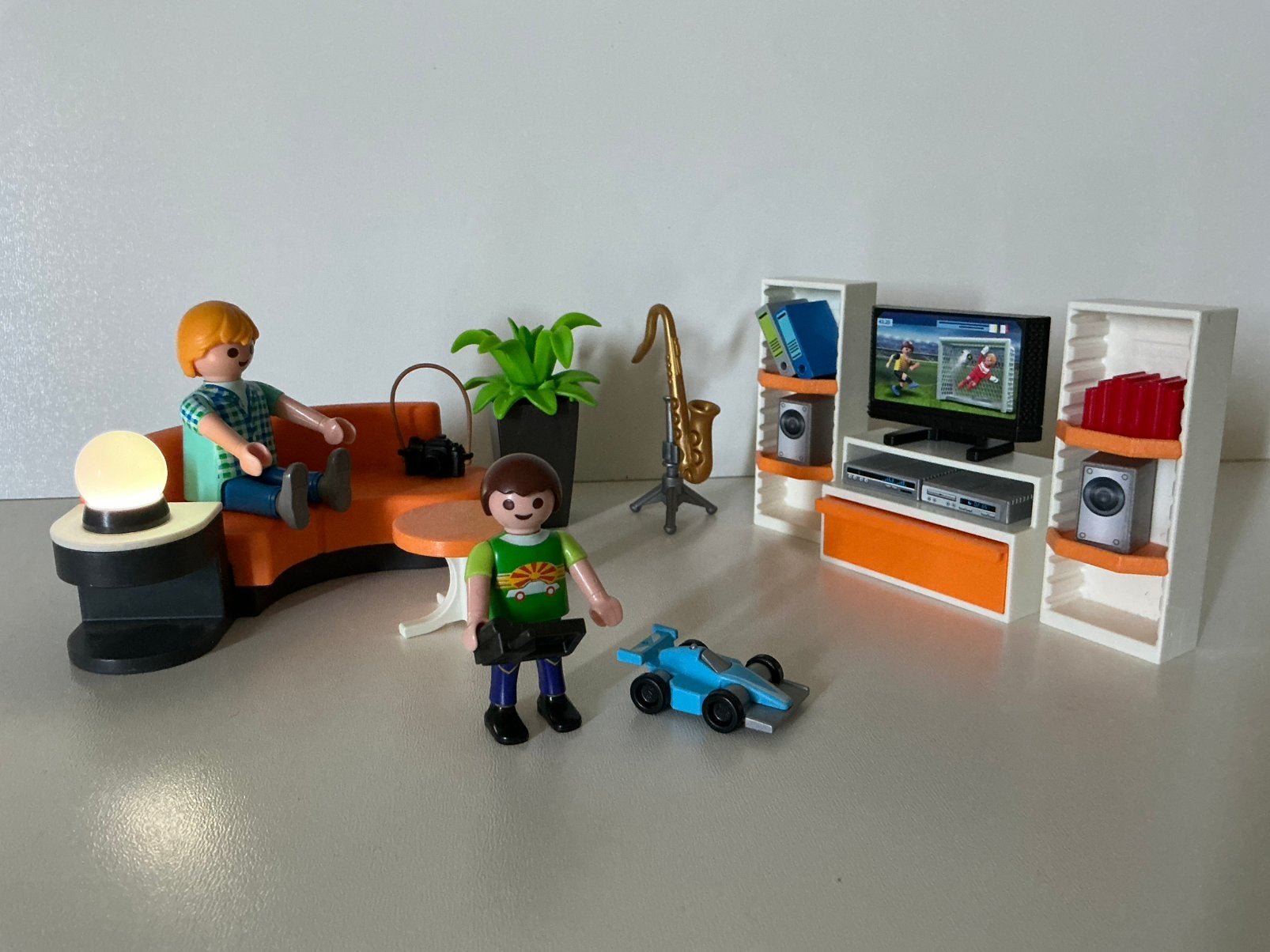 Playmobil 9267 woonkamer, Gebruikt, Complete set, Overige typen, Ophalen of Verzenden