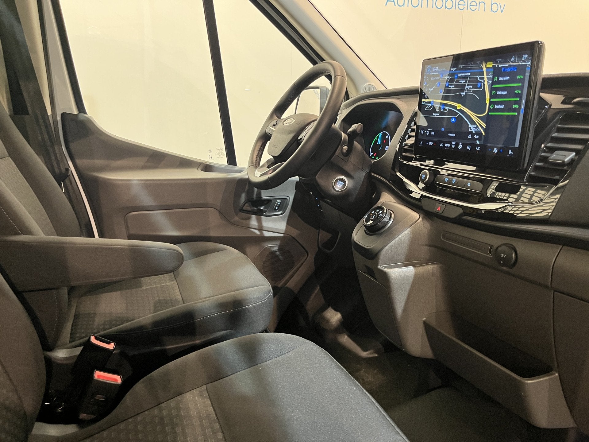 Ford E-Transit 350 L3H1 Trend 68 kWh RWD Kipper / Tipper / 1, Auto's, Automaat, Gebruikt, Zwart, Met garantie (alle)