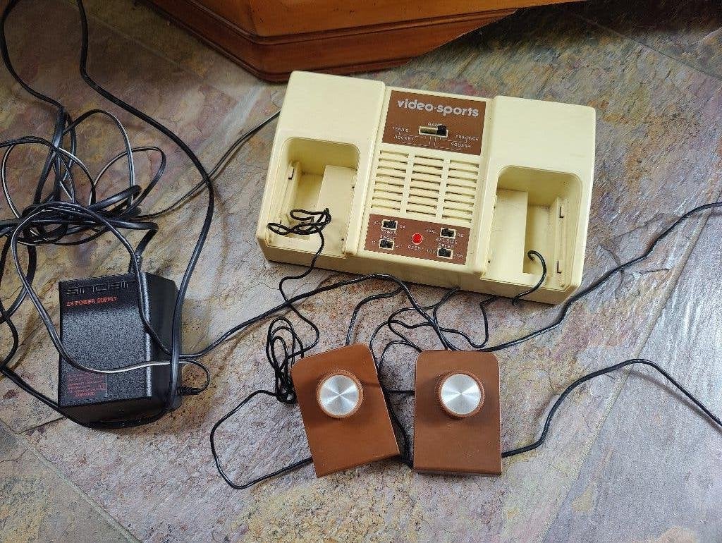 Retro spelcomputer video-sports met Sinclair adapter Vintage, Ophalen of Verzenden, Audio en Video