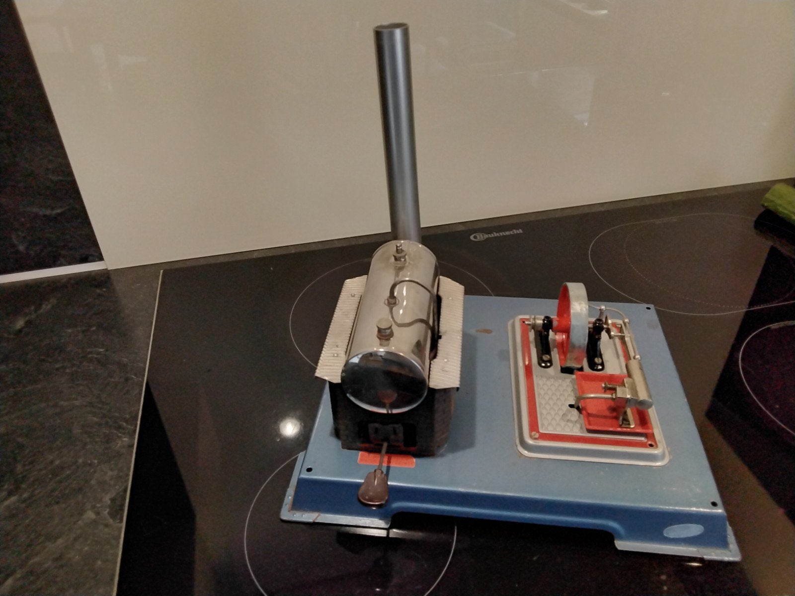 stoommachine Wilesco D12  niet helemaal orgineel, Ophalen of Verzenden, Zo goed als nieuw, Groter dan 1:32