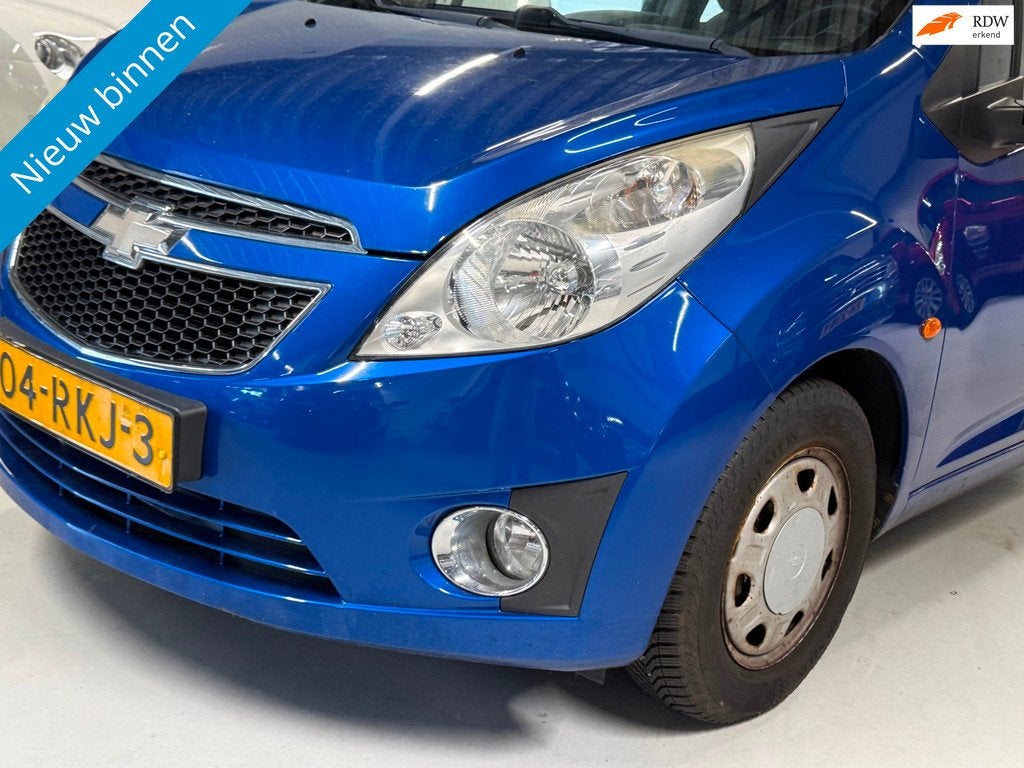 Chevrolet Spark 1.0 16V LS Bi-Fuel 2011, Voorwielaandrijving, Euro 5, Stof, Zwart