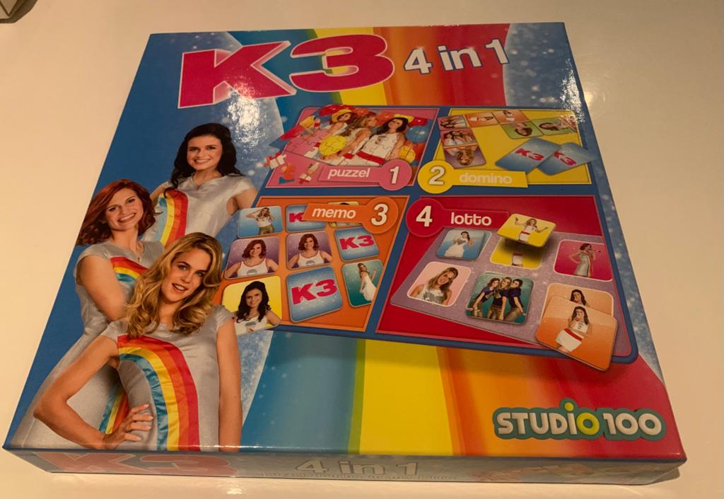 K3 spellen en puzzel, Ophalen of Verzenden, Zo goed als nieuw