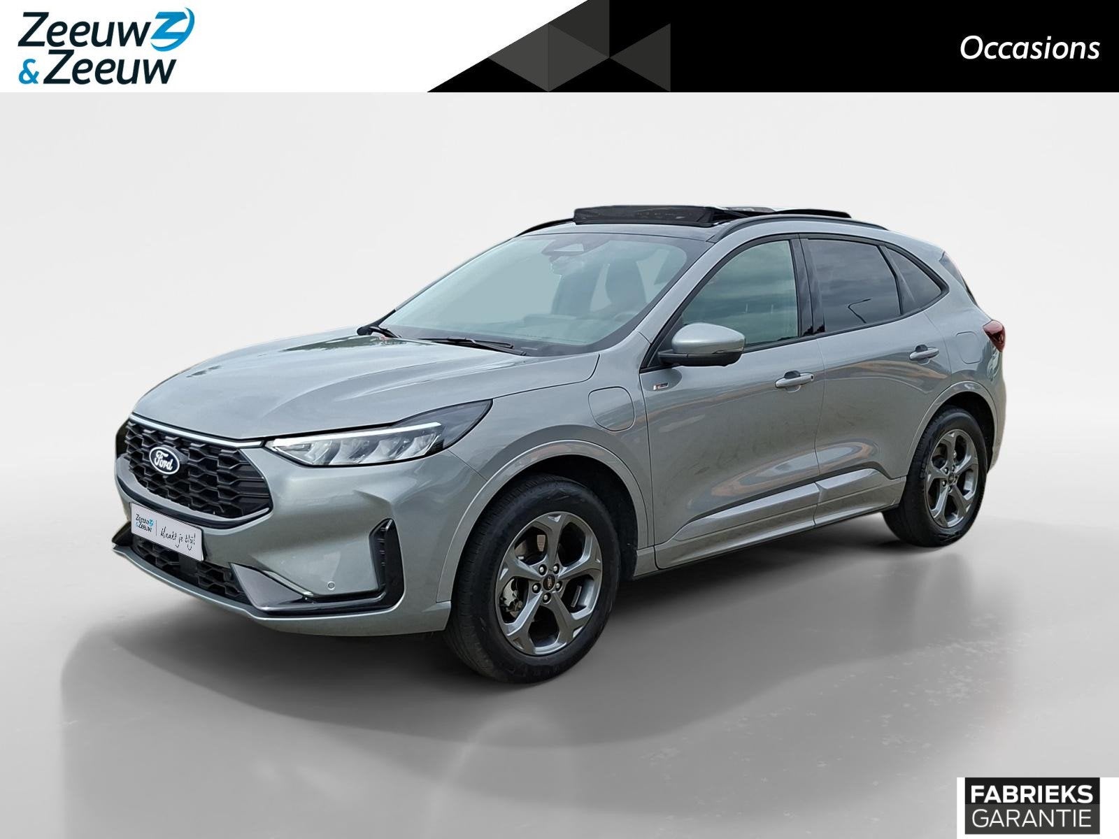 Ford Kuga 2.5 PHEV ST-Line | Winterpack | Trekhaak | Kantel, Auto's, 12 maanden, Euro 6, Bedrijf, Grijs