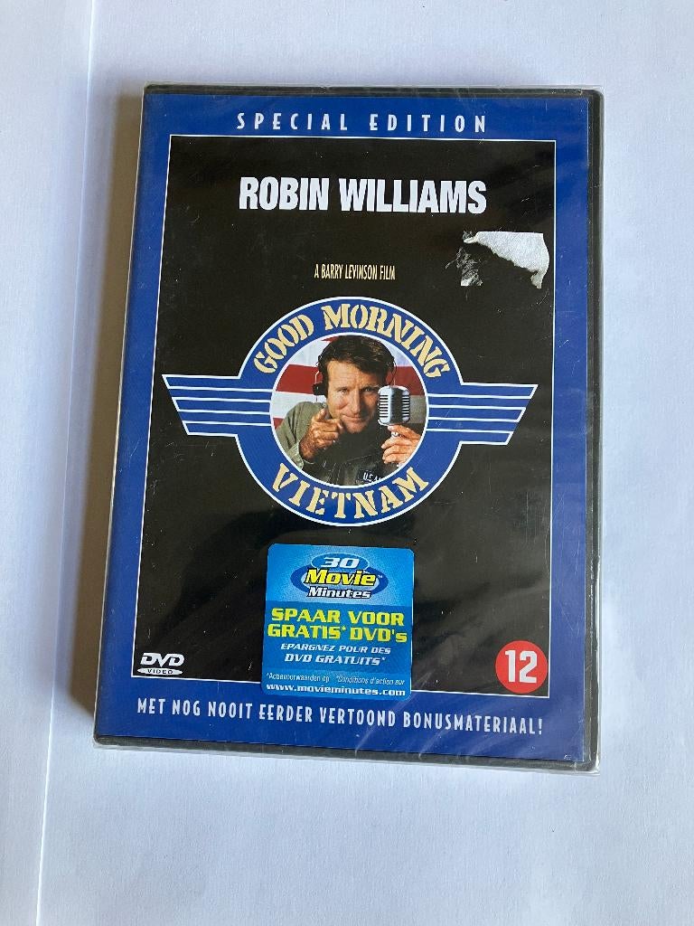 good morning vietnam dvd robin williams  NIEUW in verpakking, Cd's en Dvd's, Ophalen of Verzenden, Actie en Avontuur, Nieuw in verpakking