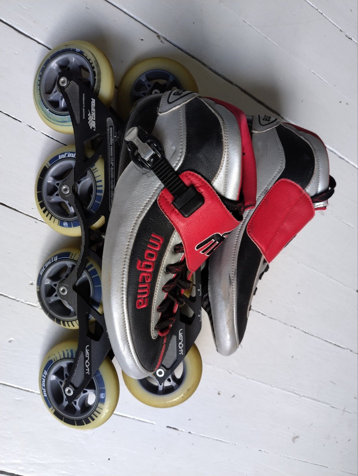 Powerslide Mogema Venom Inline Skates, Sport en Fitness, Gebruikt, Dames, Ophalen of Verzenden, Inline skates 4 wielen