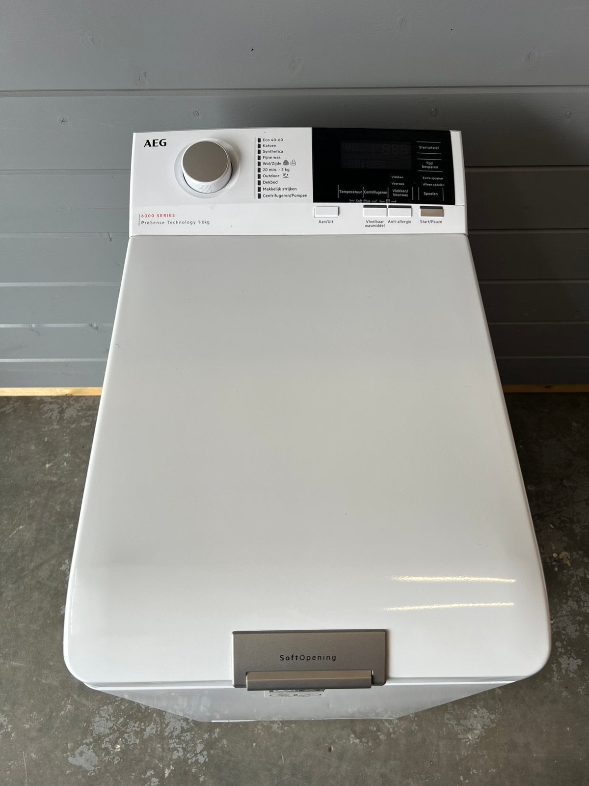 Aeg 6000 series bovenlader, Witgoed en Apparatuur, Wasmachines, Ophalen, O, 4 tot 6 kg, O