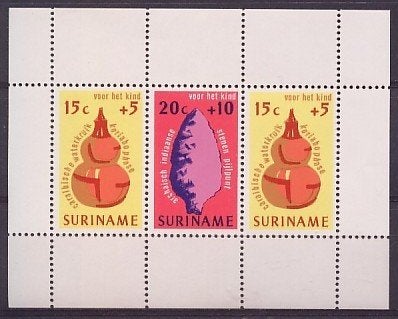 Suriname NVPH nr 653 postfris Kinderpostzegels 1975, Postzegels en Munten, Ophalen of Verzenden, Postfris