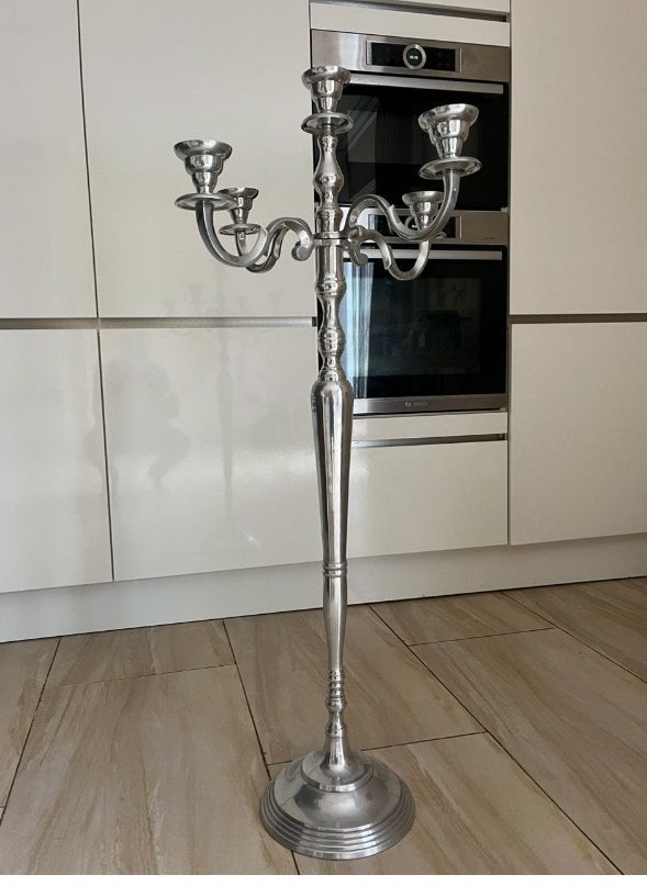 Rivièra maison vloer kandelaar, Ophalen, Kandelaar, Zilver, Nieuw